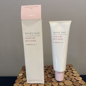 Mary Kay Moisture Rich Mask Formula 1 - 4 oz / 113g - New In Box - 1061